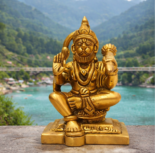 Shri Hanuman Ji Brass Murti - Image 2