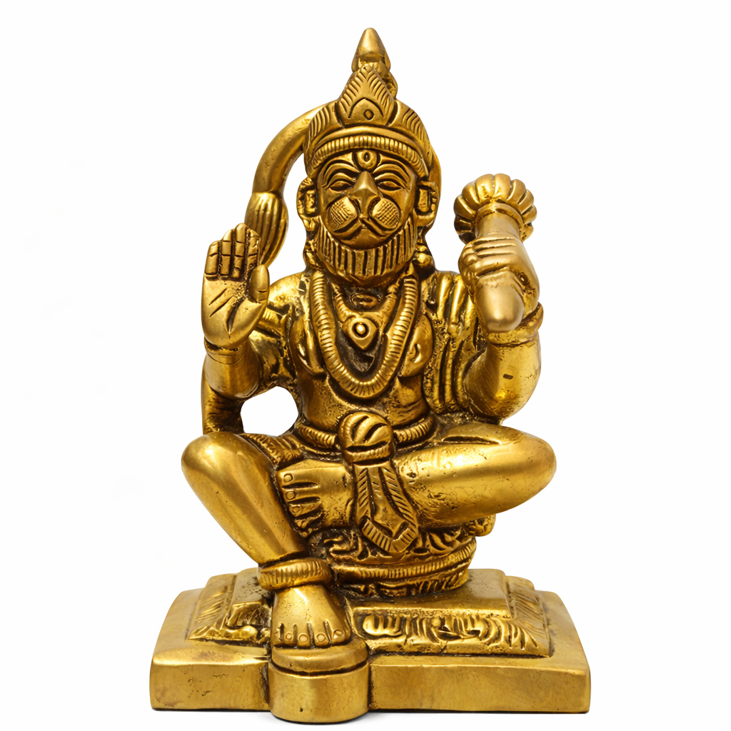Shri Hanuman Ji Brass Murti - Image 3