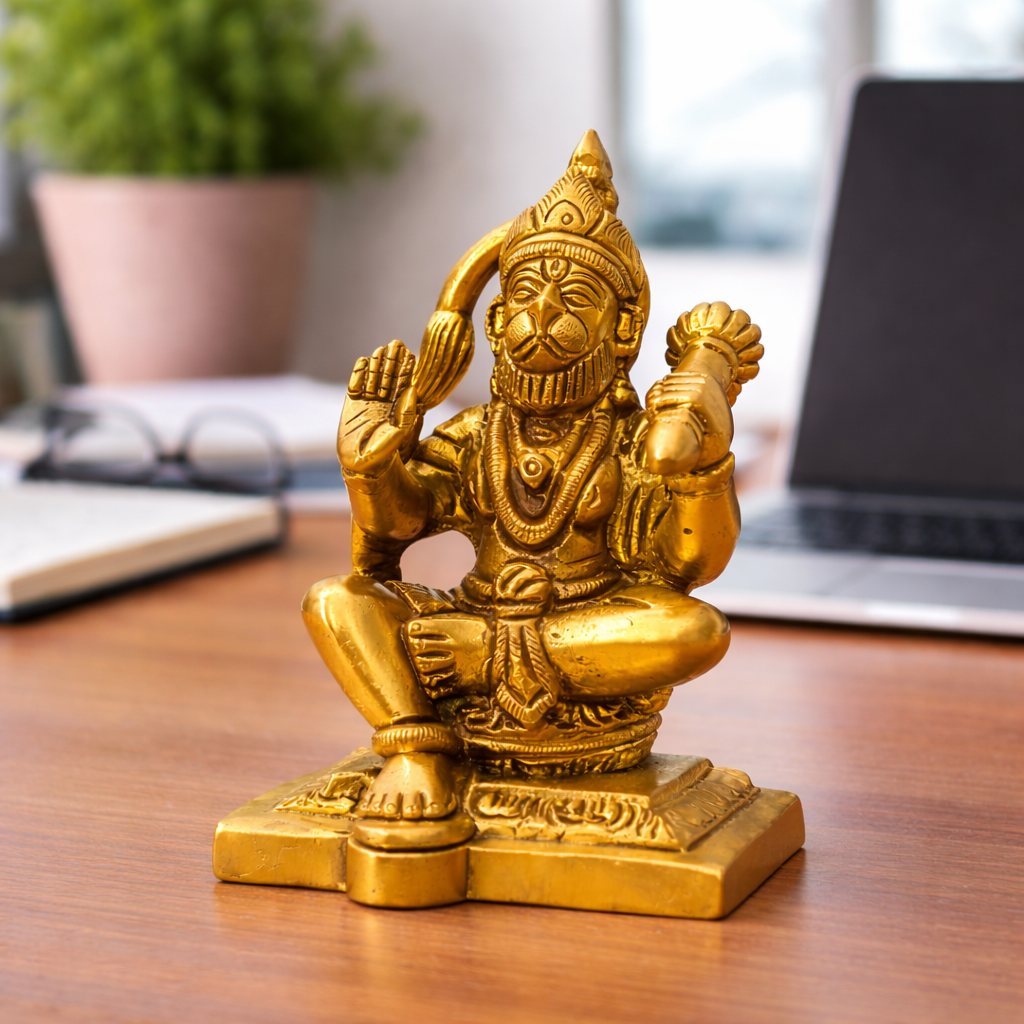 Shri Hanuman Ji Brass Murti - Image 4