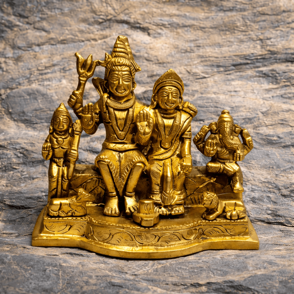 Shiv Parivar Brass Idol