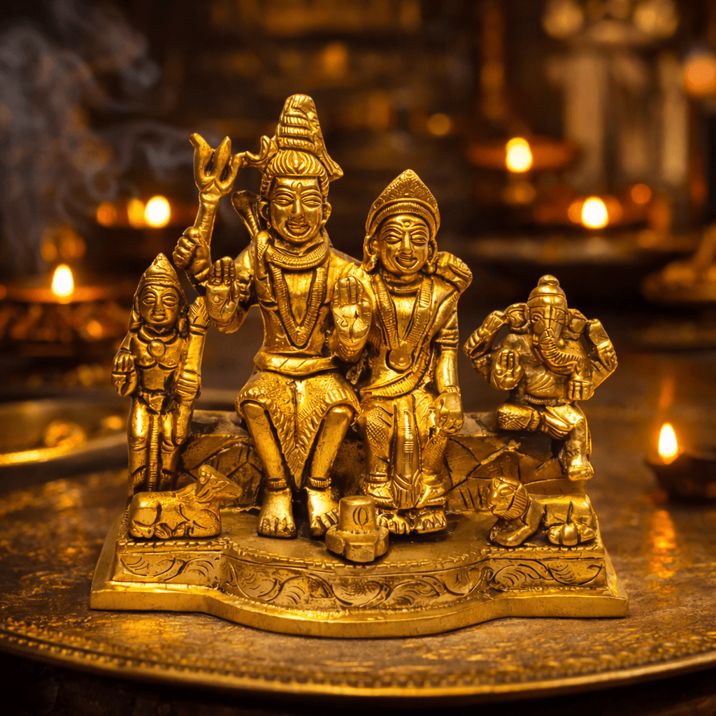 Shiv Parivar Brass Idol
